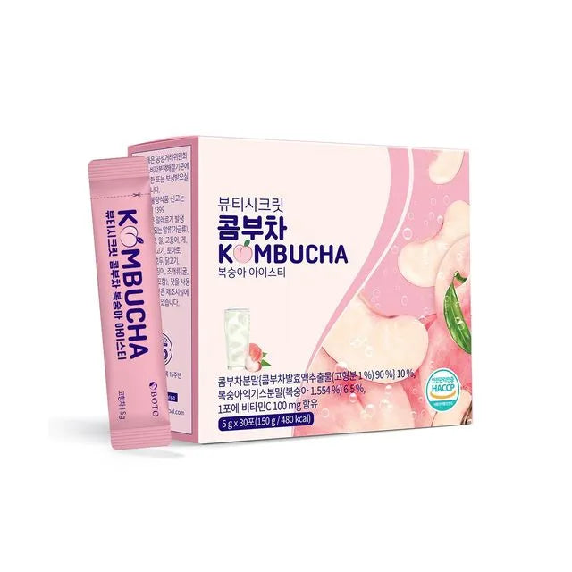 BOTO - Beauty Secret Kombucha Peach Ice Tea 5g x 30 sticks