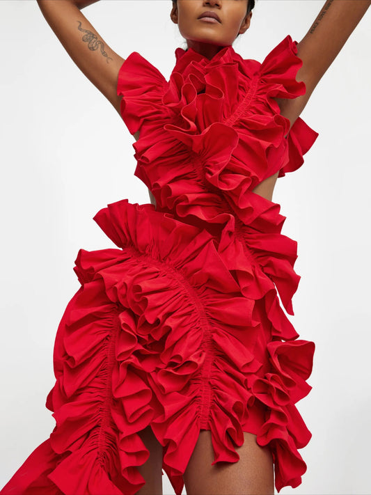 Rika Ruffle Dress