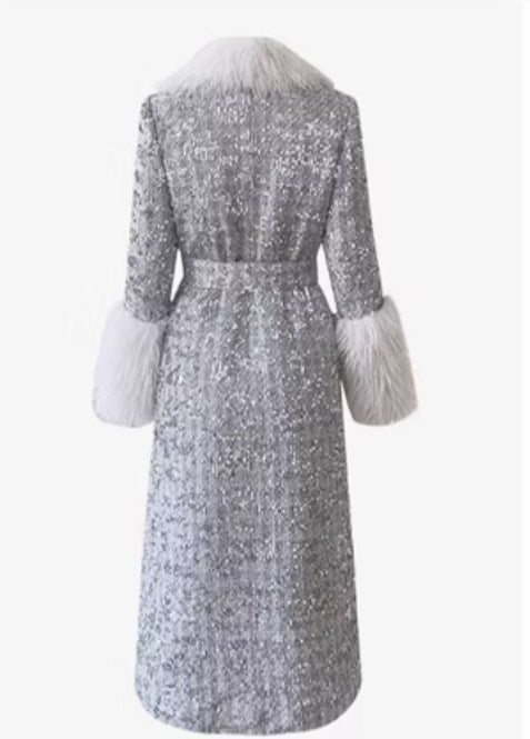 Aria Sequin Coat