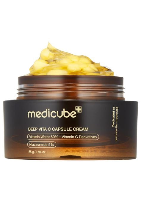 Medicube Booster Pro with Free Head Case +Deep Vita C Capsule Cream 55g Gift Set