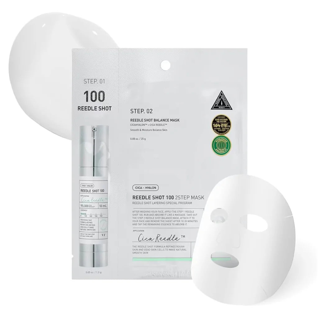 VT Cosmetics Reedle Shot 100 2-Step Mask (1ea)