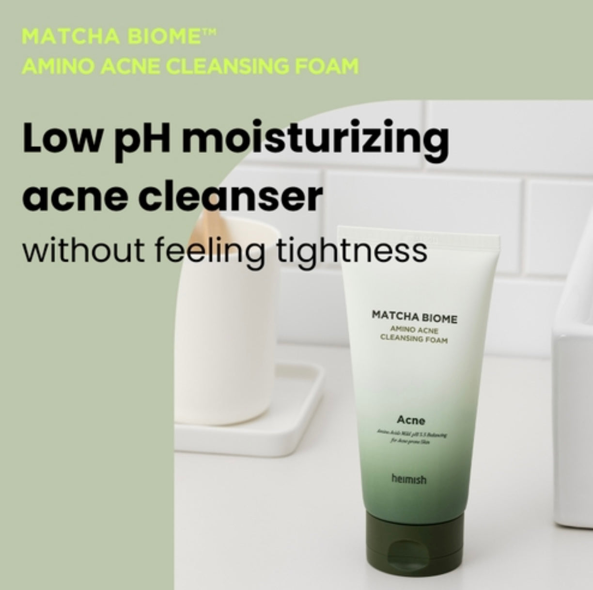 Heimish Matcha Biome Amino Acne Cleansing Foam 150ml