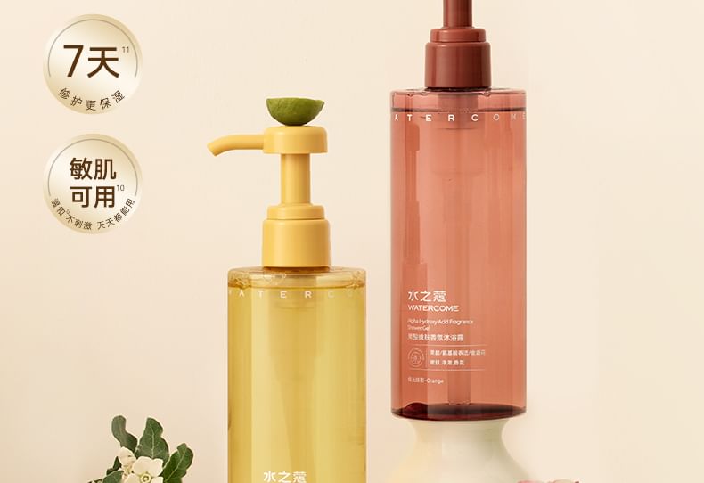 WATERCOME Alpha Hydroxy Acid (AHA) Fragrance Shower Gel 400ml