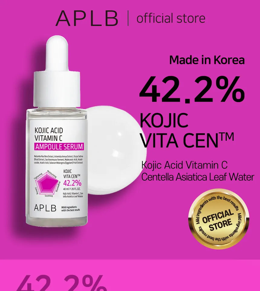 APLB Kojic Acid Vitamin C Ampoule Serum  40ml