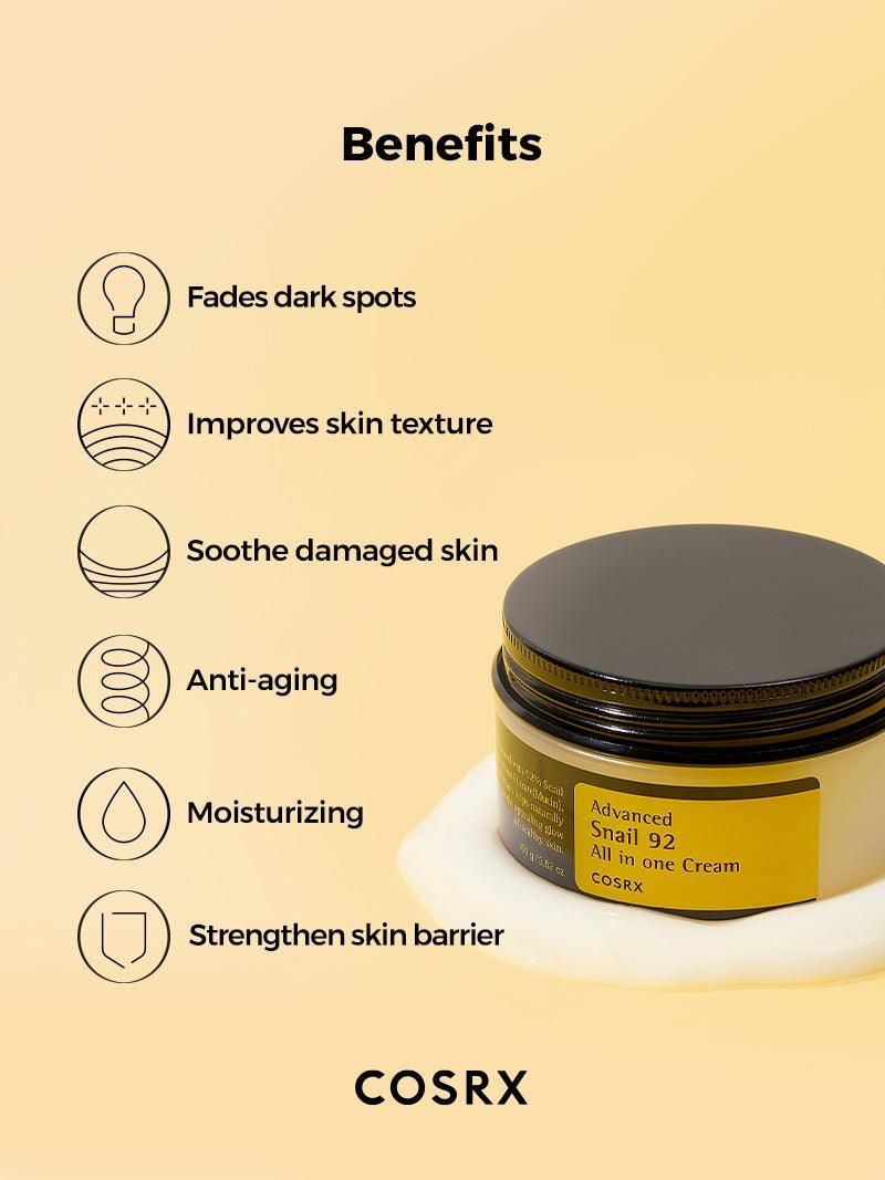 COSRX Advanced Snail 92 All In One Cream Tube 100g