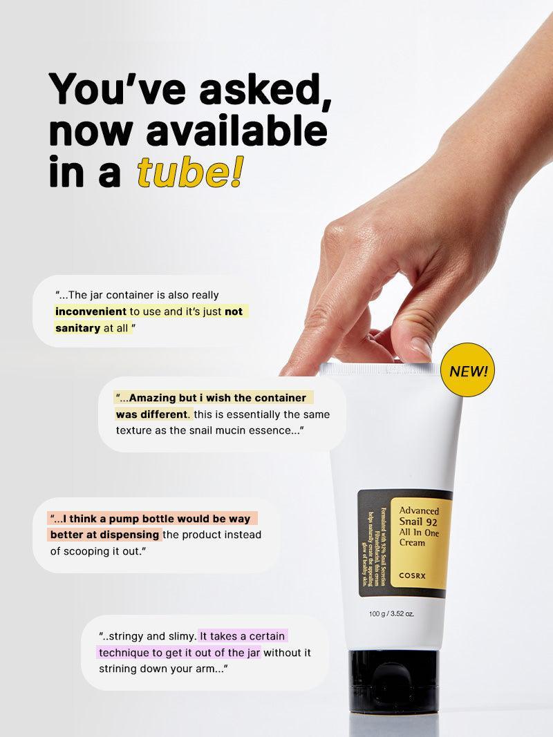 COSRX Advanced Snail 92 All In One Cream Tube 100g